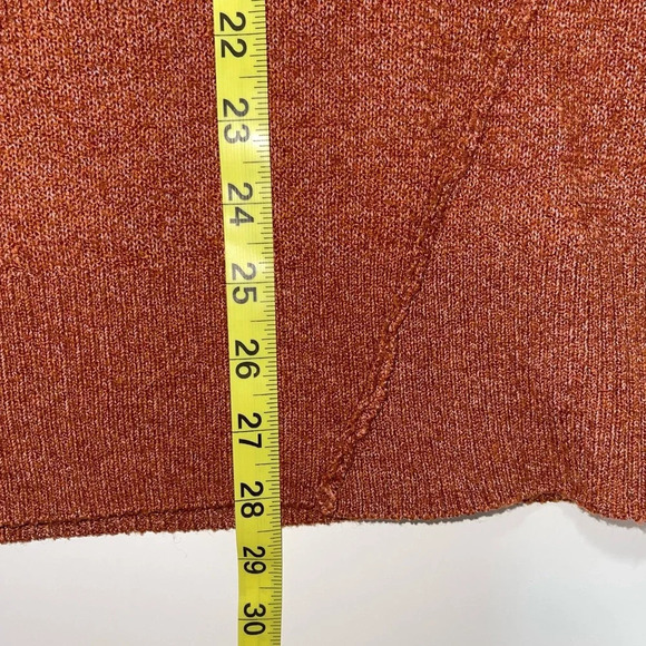 Maurices Burnt Orange Open Back Oversized Knit Tunic Sweater Xsmall Women’s - Picture 9 of 12